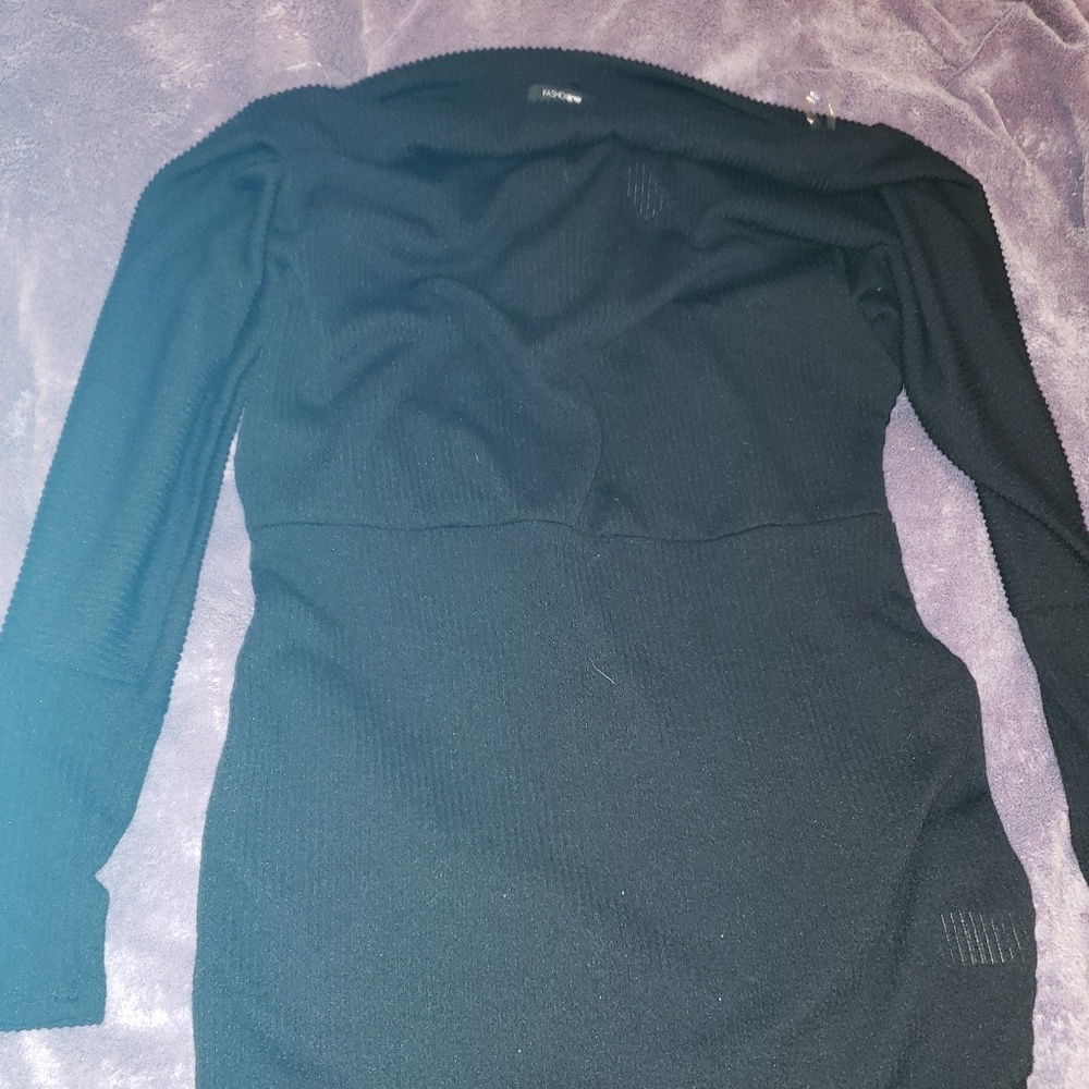 Fashion nova off the shoulder mini dress